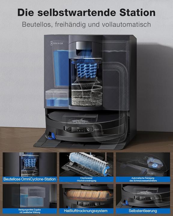 Immagine prodotto Ecovacs X12 Omnicyclone (22000 Pa, Rullo)