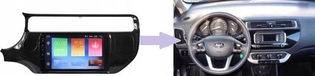 Actual product image No Name RADIO GPS NAVIGATION KIA RIO III 2015-2018 ANDROID (9")