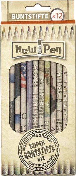 Produktbild Konjac Sponge NewPen Eco Buntstifte 12er Pack rund (12x)