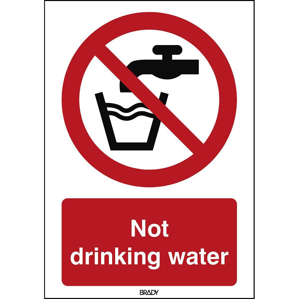 Brady, Sicherheitskennzeichnung, ISO Safety Sign - Not