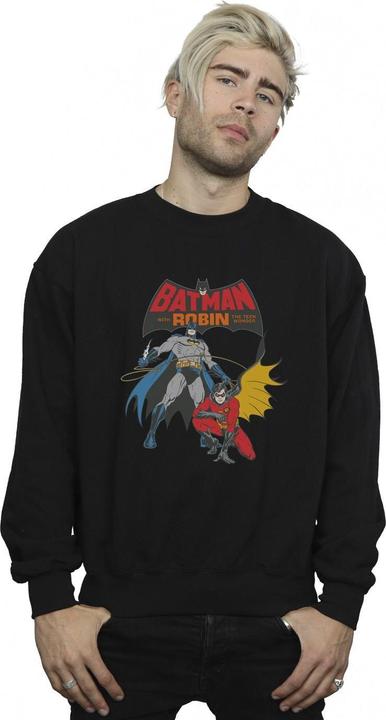 Actual product image Mens Batman And Robin Cotton Sweatshirt (XL)