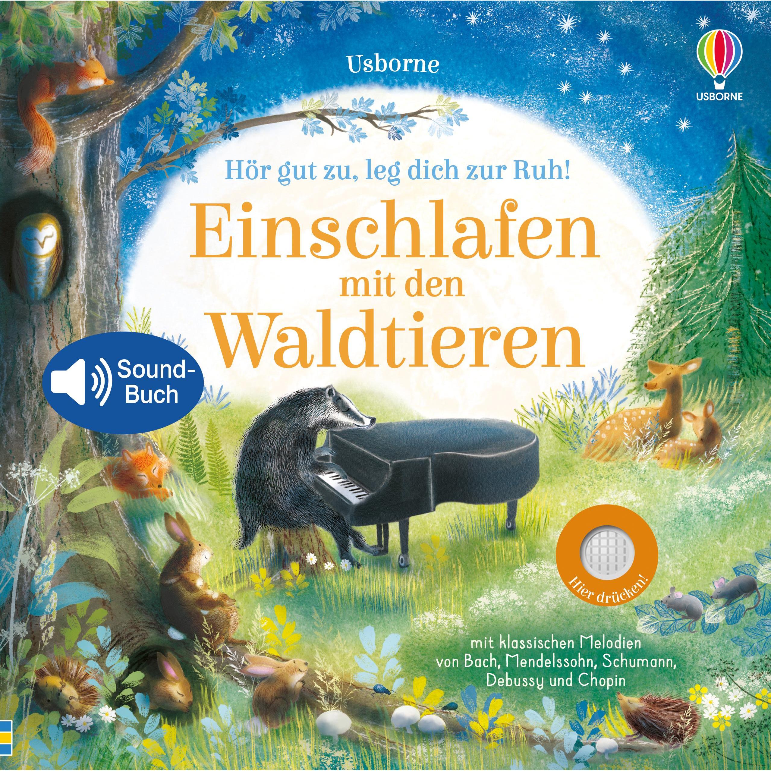 Hör gut zu, leg dich zur Ruh! Einschlafen mit den Waldtieren, Kinderbücher von Sam Taplin