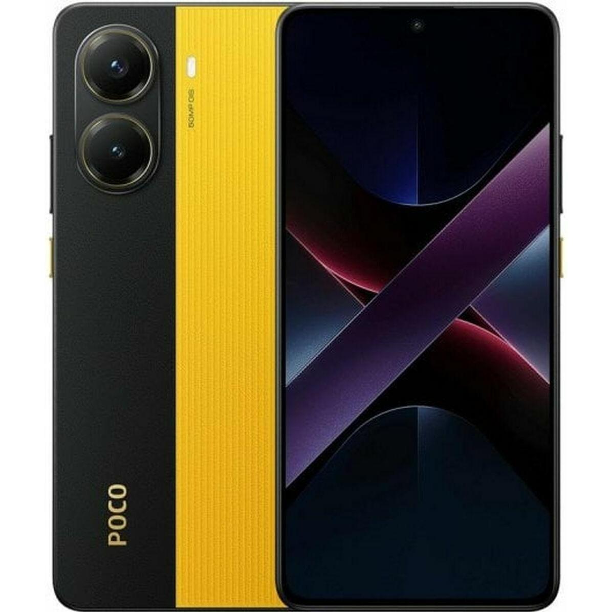 Xiaomi Poco X7 Pro (256 GB, Yellow, 6.67", Dual SIM, 5G), Smartphone, Gelb