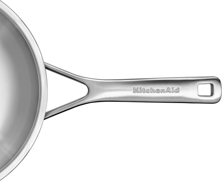 Actual product image KitchenAid 3PLY Opn Frypan 24cm Uncoated (24 cm, Frying pan, Stainless steel)
