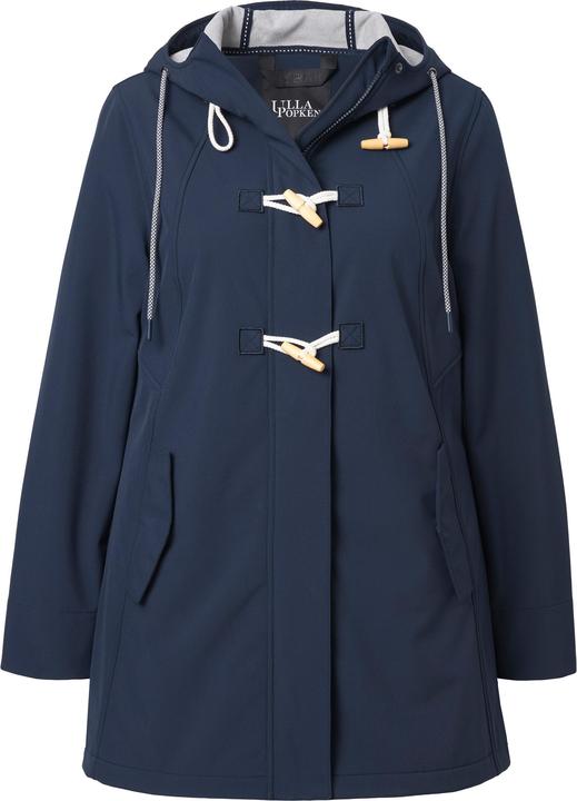 Produktbild Ulla Popken HYPRAR Softshelljacke, wasserabweisend, Knebelknöpfe (62)
