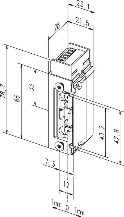 Image du produit effeff Protection incendie Gâche électrique 143 ProFix 2