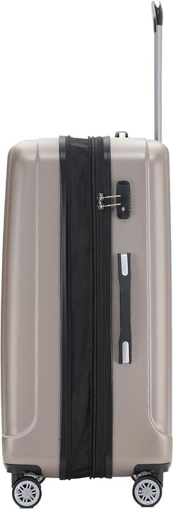 Actual product image Beibye 3 TLG. Travel suitcase set champagne (40 l)