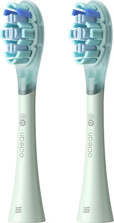 Actual product image Oclean Ultra Gum Care Brush Head UG01 G02 Green (2 x)