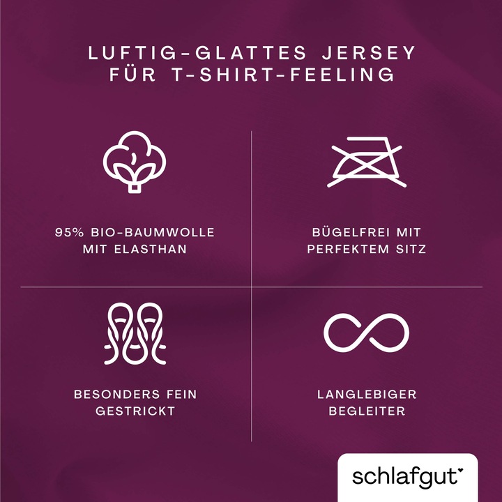 Image du produit schlafgut Knitted Jersey (Housse de couette, 140 x 200 cm)