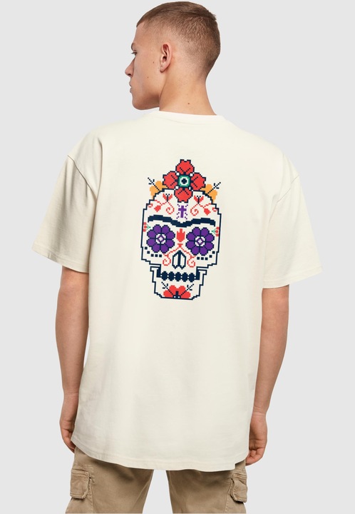 Produktbild Merchcode Frida Kahlo - Pixels viva la vida Heavy Oversize Tee - 118083 (S)