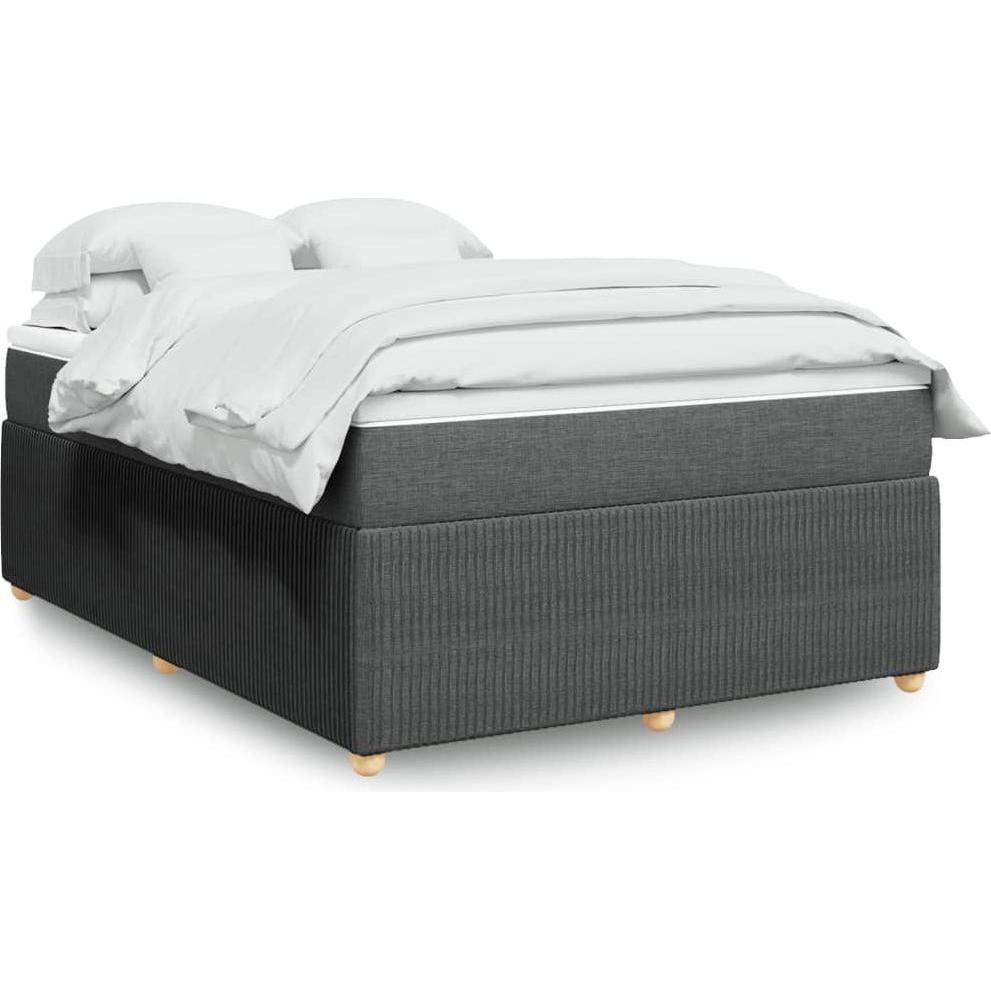 VidaXL, Bett, Bo x springbett mit Matratze 180 x 200 cm Stoff (180 x 200 cm)