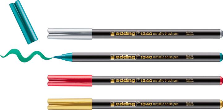 Actual product image Edding Felt-tip pen Brushpen Set of 4 (4 x)