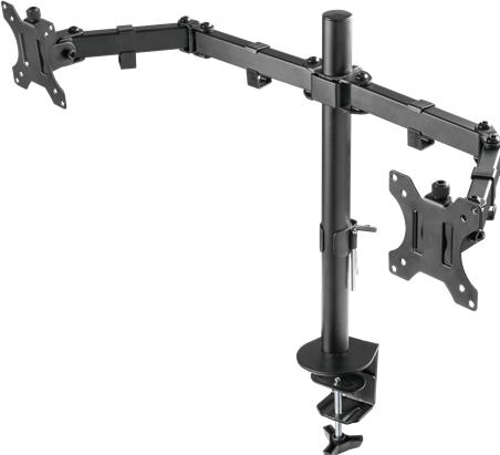 Produktbild Deltaco Gaming Dual Monitor desk arm (Tisch, 32")