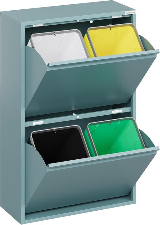 Produktbild Veehaus Mülleimer mit Klappdeckel, 60 L (60 l)