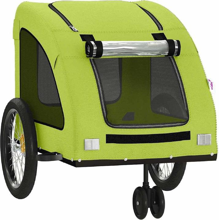 Image du produit VidaXL Fahrradanhänger Hunde Oxford-Gewebe und Eisen