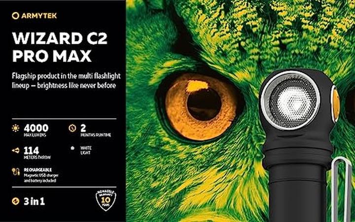 Produktbild ArmyTek Wizard C2 Pro Max (12.15 cm, 4000 lm)