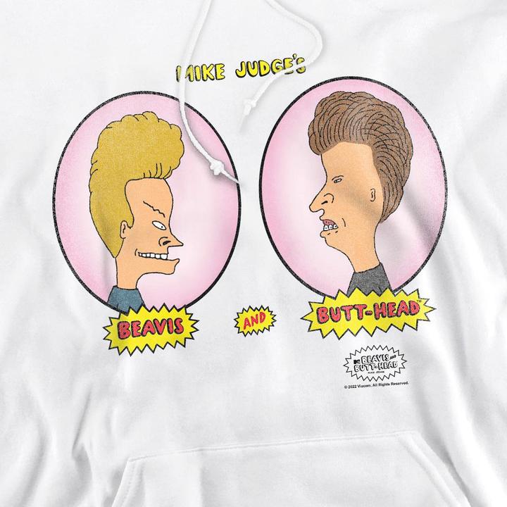 Produktbild Beavis and Butthead Heads In Ovals Kapuzenpullover (L)