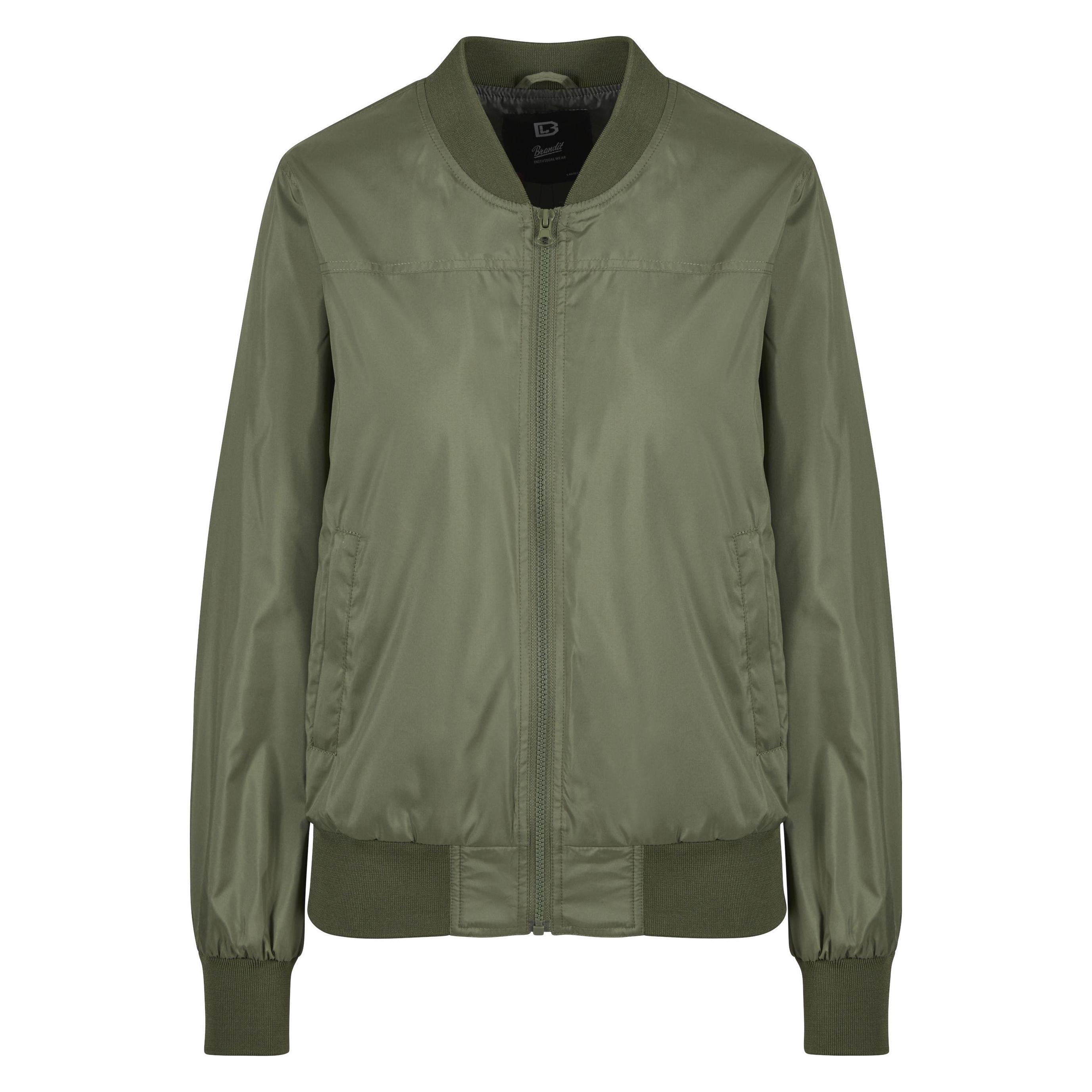 Brandit, Damen, Leichte Jacken, Women Jula Bomberjacket - 174629, Grün, (Xs)