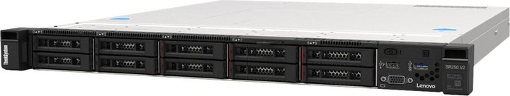 Produktbild Lenovo SR250 V2 Xeon E-2378 (8C 2.6GHz 16MB Cache/65W), 1x32GB, O/B, 2.5* HS (8), 5350- (Intel Xeon E-2378, 32 GB, Rack Server)