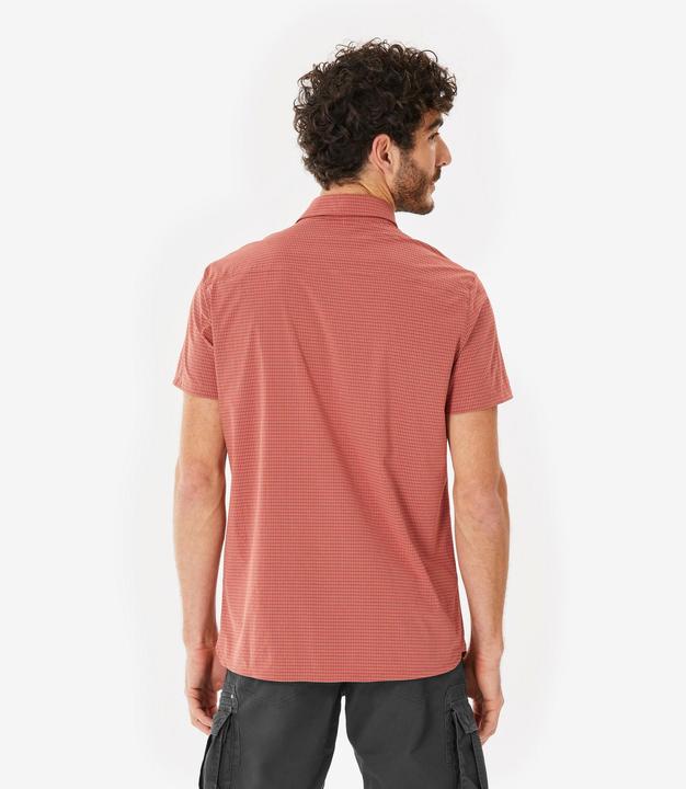 Produktbild Forclaz Trekkinghemd Herren Stretch kurzarm - Travel500 braun (XXL)