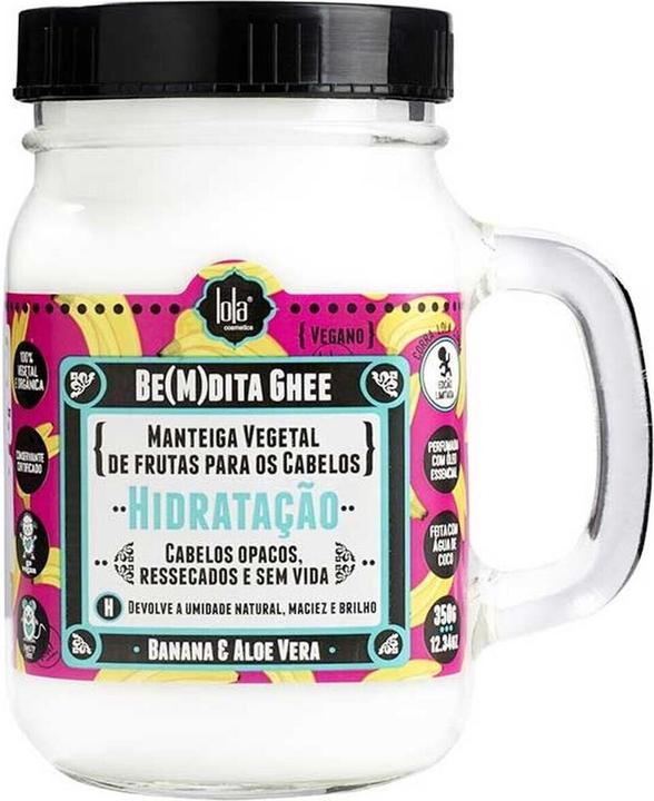 Immagine prodotto Lola Cosmetics Bemdita Ghee Hidratação Banana E Aloe Vera 350g/12.3fl.Oz (350 g)