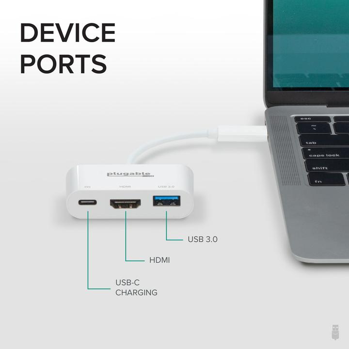 Image du produit Plugable Hub multiport USB C vers HDMI (USB-C)