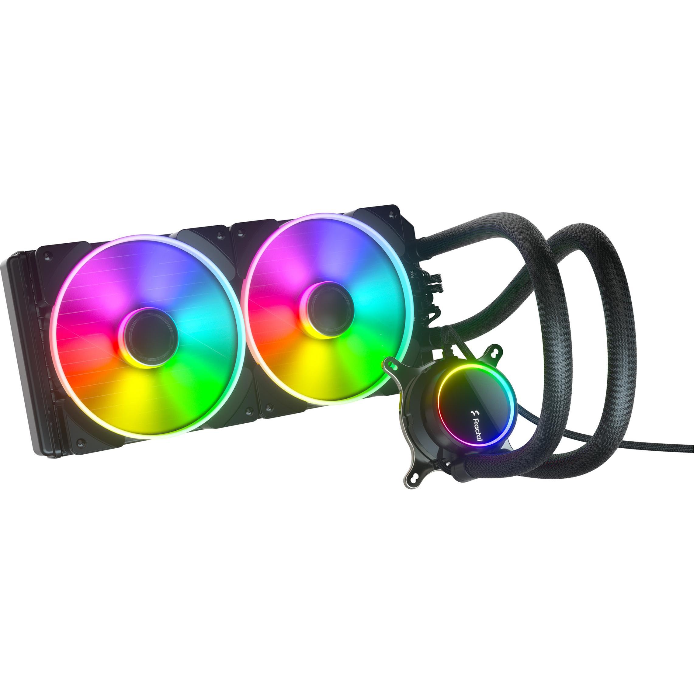 Fractal Celsius+ S28 Prisma, CPU Wasserkühler, Weiss, Schwarz