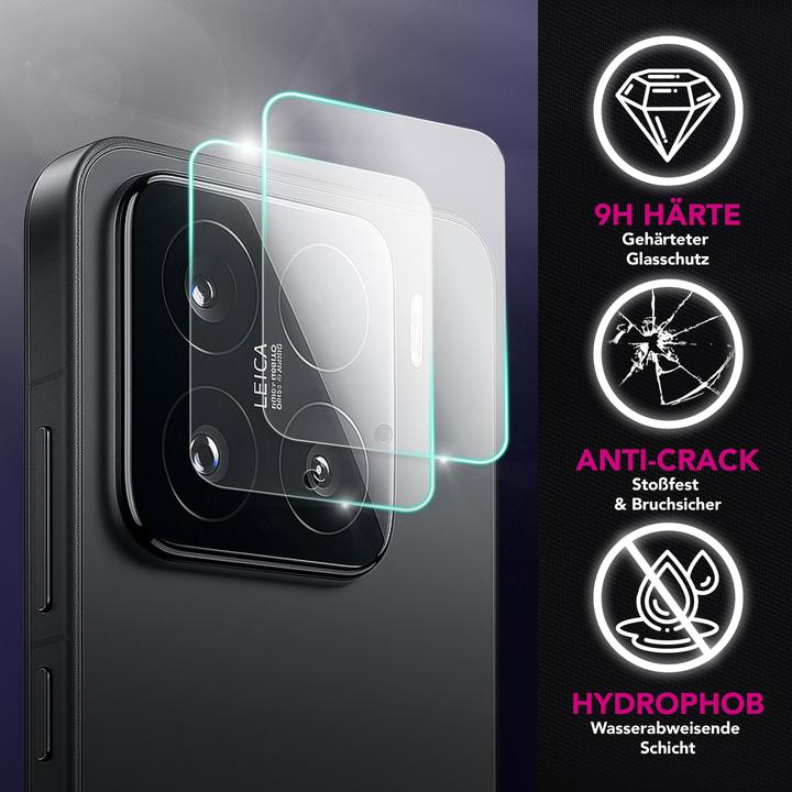 Image du produit Nalia Focus.X2 MAX - Kamera Schutzglas Objektiv Abdeckung Hüllen-kompatibel - Camera Protection Glass (2 pcs, Xiaomi 15)