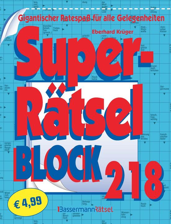 Produktbild Superrätselblock 218 (Deutsch)