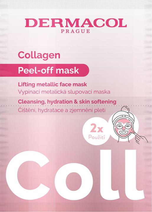 Actual product image Dermacol - Collagen Lifting Peel-off Mask 2 x 7.5 ml (7.50 ml)