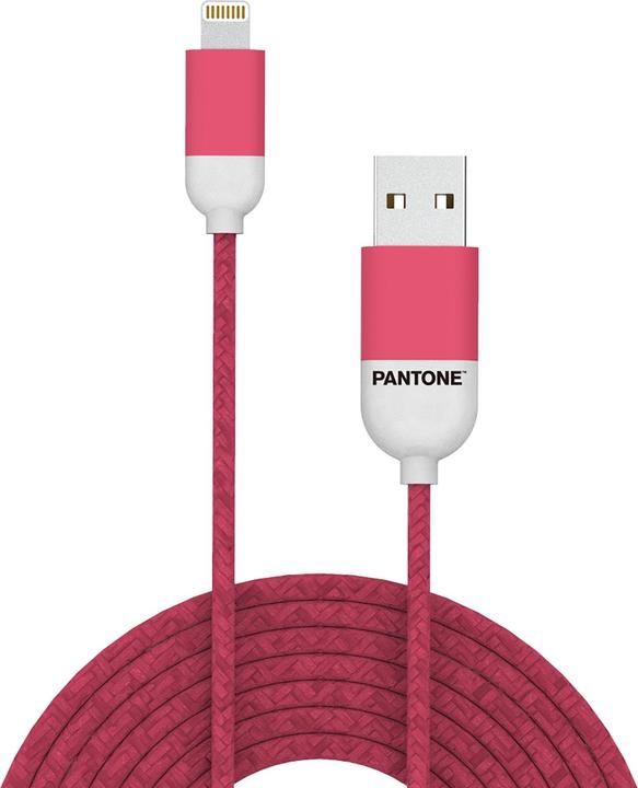 Produktbild Pantone Celly PT-LCS001-5P Handykabel Rosa 1,5 m USB A Lightning (1.50 m, USB 3.0)