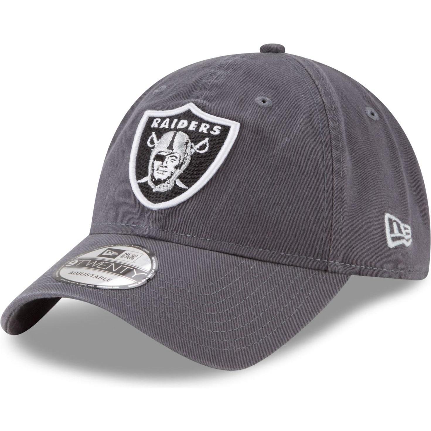 New Era, Herren, Cap, 9Twenty Casual Strapback Cap - Las Vegas Raiders, Grau, (One Size)
