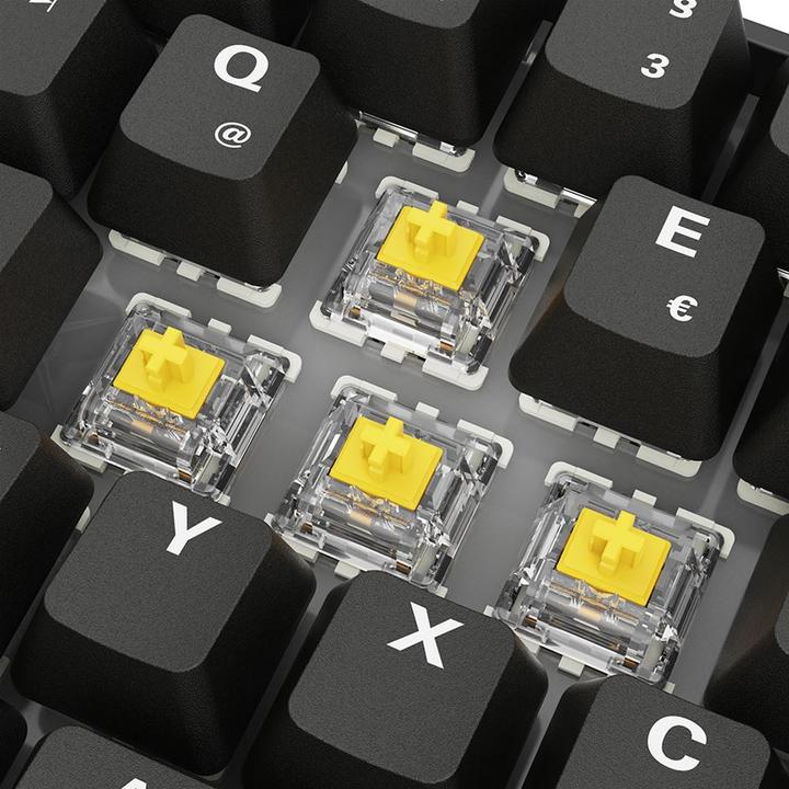 Produktbild Sharkoon SGK50 S4 Gen2 PBT bk Gateron GPRO yellow DE (DE)