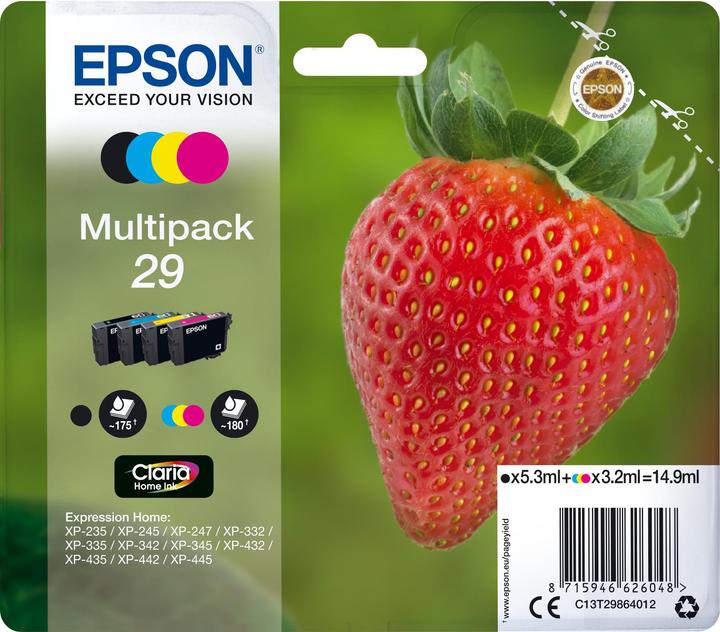 Immagine prodotto Epson 29 Multipack (M, FC, C, Y)