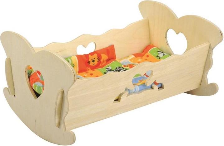 Produktbild Baczek Kleine Holzwiege für Puppen