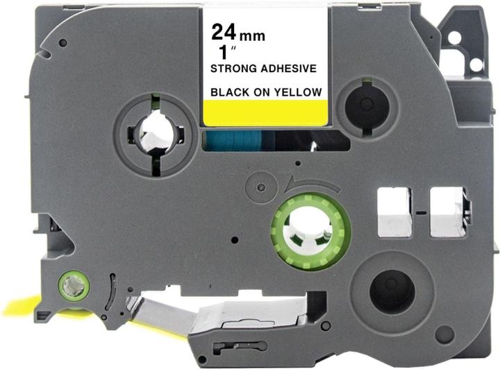 Produktbild Hermex Alternatives Etikettenband zu Brother TZe-S651 Beschriftungsband (2.40 cm, Gelb)