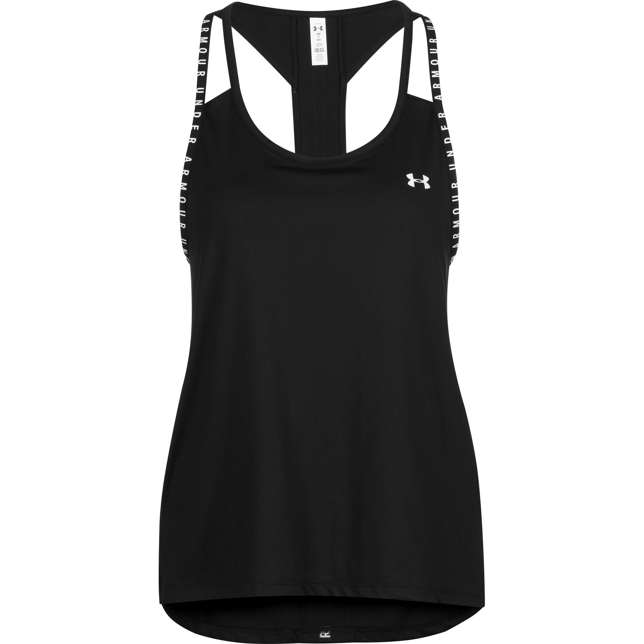 Under Armour, Damen, Sportshirt, Knockout Trainingstank Damen (M), Schwarz, M