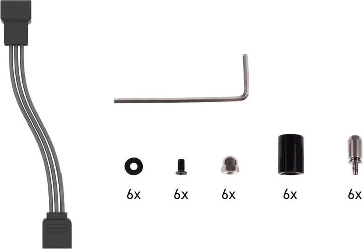 Produktbild Alphacool PUM Core Flat Reservoir 360 Left mit VPP Apex Pumpe