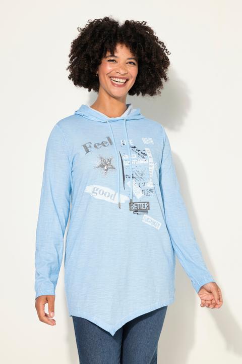 Immagine prodotto Angel of Style Hoodie, A-Linie, ColdDyed, grosser Druck, Zipfelsaum (48)
