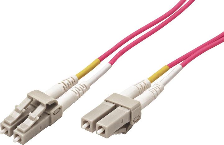 Actual product image OEM Optical patch cable duplex LC-LC 50/125 MM 10m OM4 (10 m)