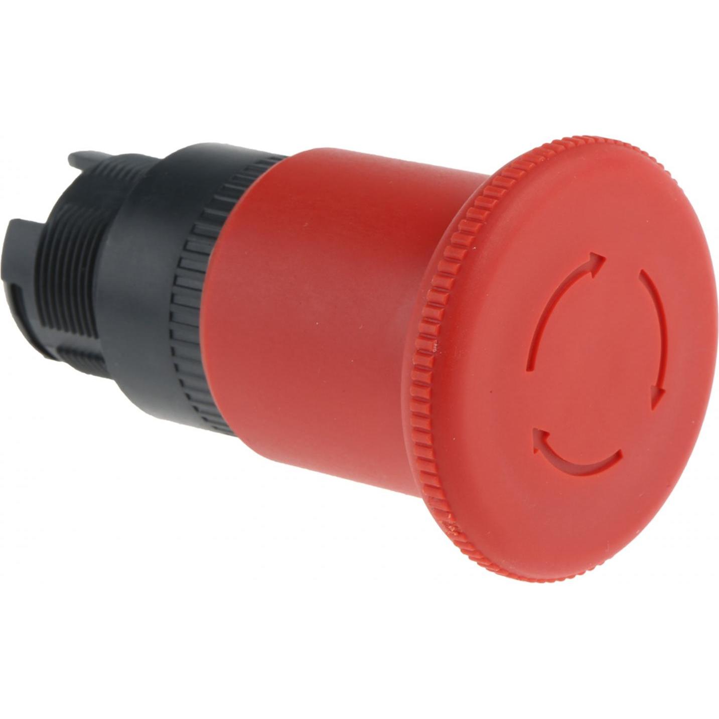 Schneider Electric Pulsante a fungo 22mm rosso, Pulsante + Interruttore, Rosso