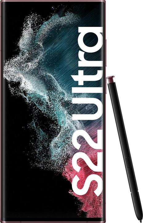 Produktbild Samsung Galaxy S22 Ultra EU (512 GB, Burgundy, 6.80", Dual SIM, 5G)