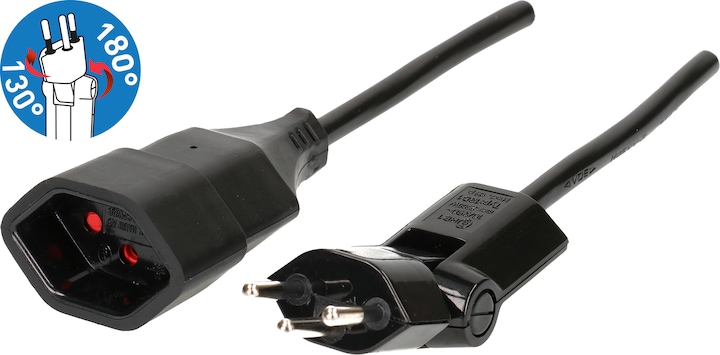 Produktbild Max Hauri clip-clap TD-Verlängerung H05VV-F3G1.0 (0.50 m, Typ 13)