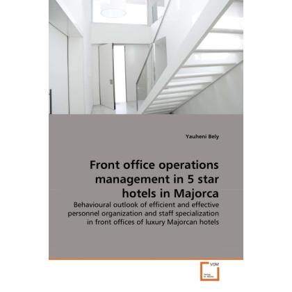 Front office operations management in 5 star hotels in Majorca, Fachbücher