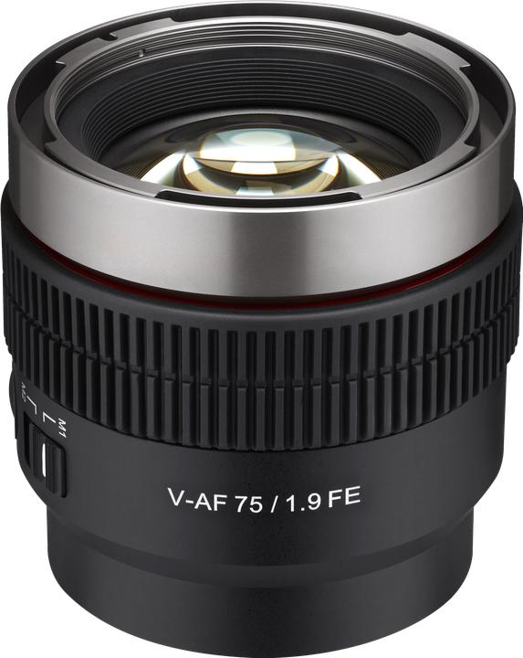 Samyang V-AF 75mm T1.9, Sony E (Sony E, full size)