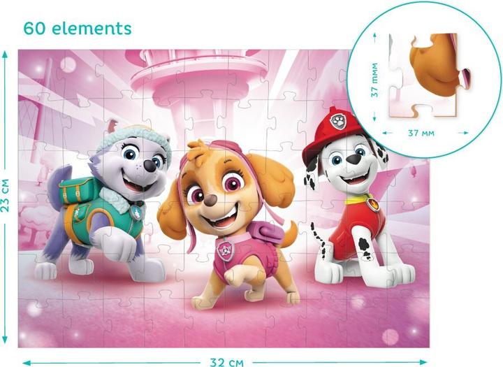 Image du produit Clementoni Puzzle 60 Paw Patrol (60 pièces)