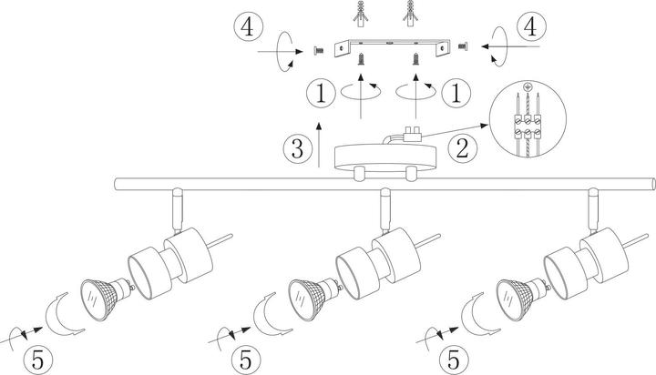 Produktbild Steinhauer Natasja (480 lm, GU10)