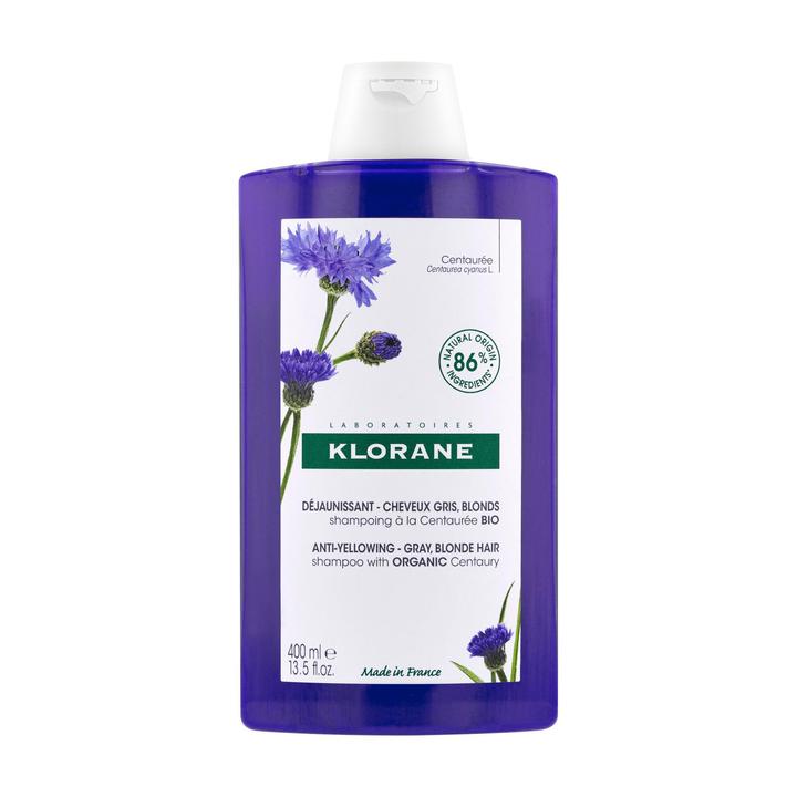 Produktbild Klorane Anti-Gelbstich Shampoo mit BIO-Kornblume (400 ml, Flüssiges Shampoo)
