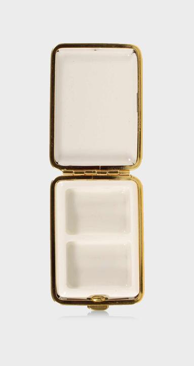 Produktbild Braun Büffel Verona Pillendose Leder 6 cm
