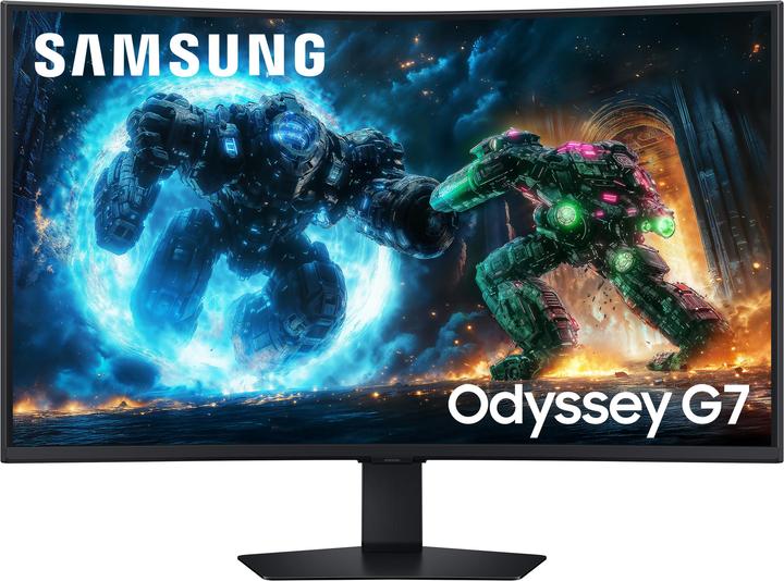 Actual product image Samsung Odyssey G7 G75F (3840 x 2160 Pixels, 37")